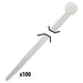 Cable Ties 4 in. Natural Nylon bag of 100 - am-1188 - migrated