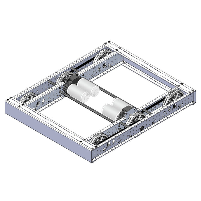 AM14U6 - 6 Wheel Drop Center Robot Drive Base - 2025 FRC Kit of Parts Drive Base - am-14u6_595 - migrated