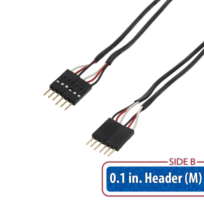 PWM Male to 2 Female Y-cable 8 in. - am-2261_3 - Image-3 - migrated