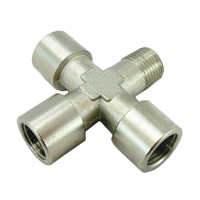 Fitting Cross Brass 1/8 in. NPT 3 F 1 M - am-2380 - migrated
