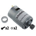 BaneBots 550 Motor - am-3830_16t - Pinion Option=16 Tooth for 57 Sport - migrated