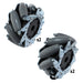 4 in. HD Mecanum Wheels - am-3918 - Mecanum Wheel=Full Set, Bore=1/2 in. Hex - migrated