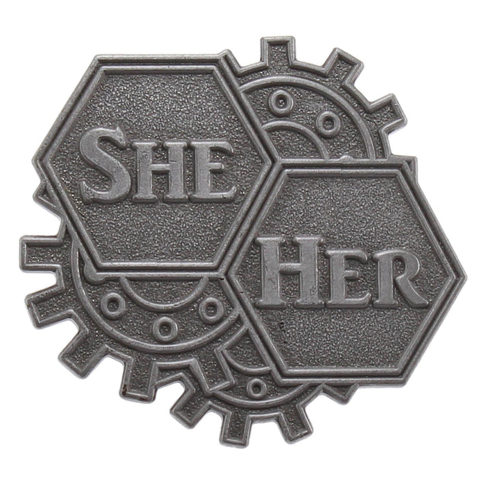 Pronoun Pins - am-4030_Her - Pronouns=She/Her - migrated