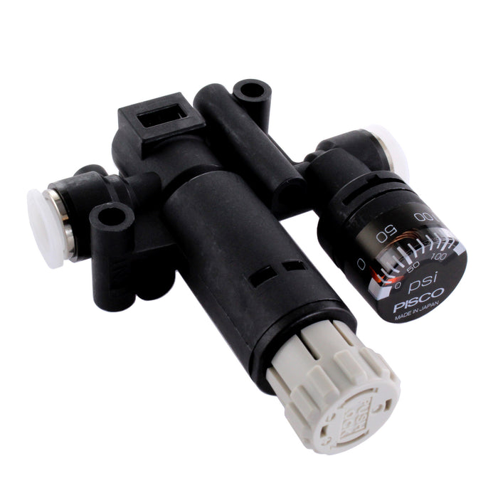 Pressure Regulator & Gauge with 1/4 in. Press-in Tube Fittings - am-4218a - migrated