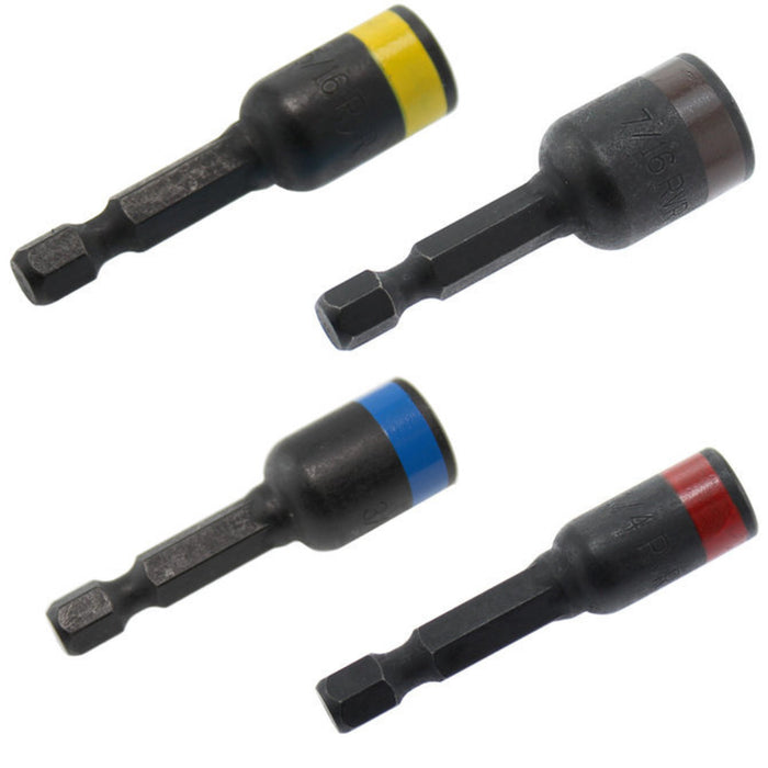 Magnetic Nutsetters - am-4617 - Size=1 of each size: 1/4 in. & 5/16 in. & 3/8 in. & 7/16 in. - migrated