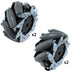4 in. HD Mecanum Wheels - am-4763 - Mecanum Wheel=Full Set, Bore=3/8 in. Hex - migrated