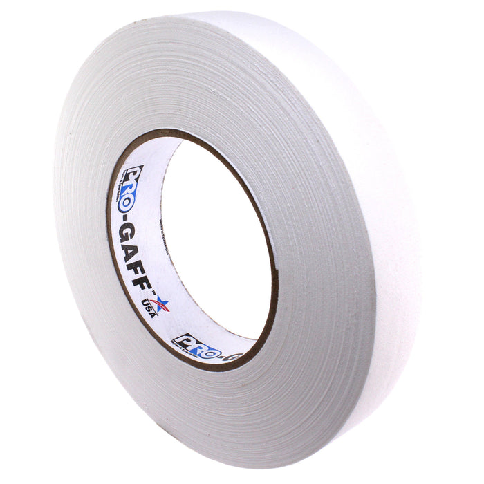 Gaffers Tape 1 in. x 165 ft - am-4951 - Color=White - migrated
