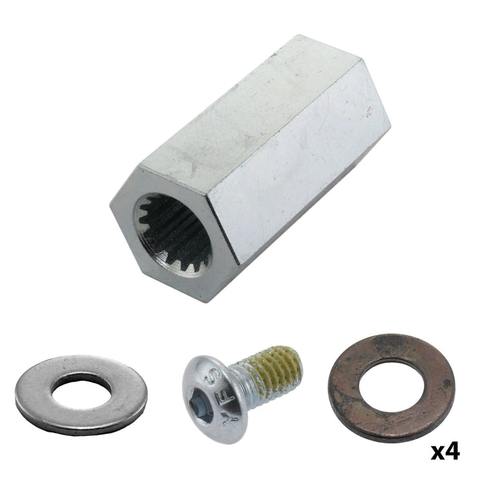 Kraken Spline to 1/2 in. Hex Shaft Adapter