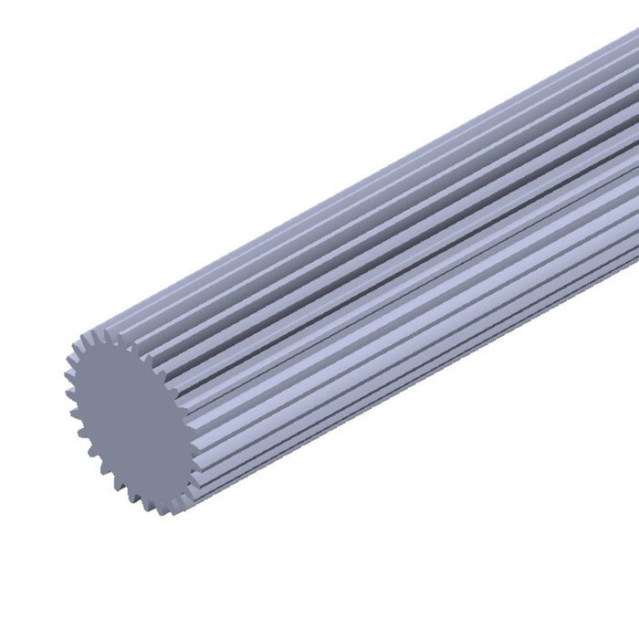 Spur Gear Stock - gs-14_5-20-28-4140-1 - 2) Tooth Count=28, 1) Tooth Profile=20 DP, 14.5° PA, 3) Material=Steel - migrated