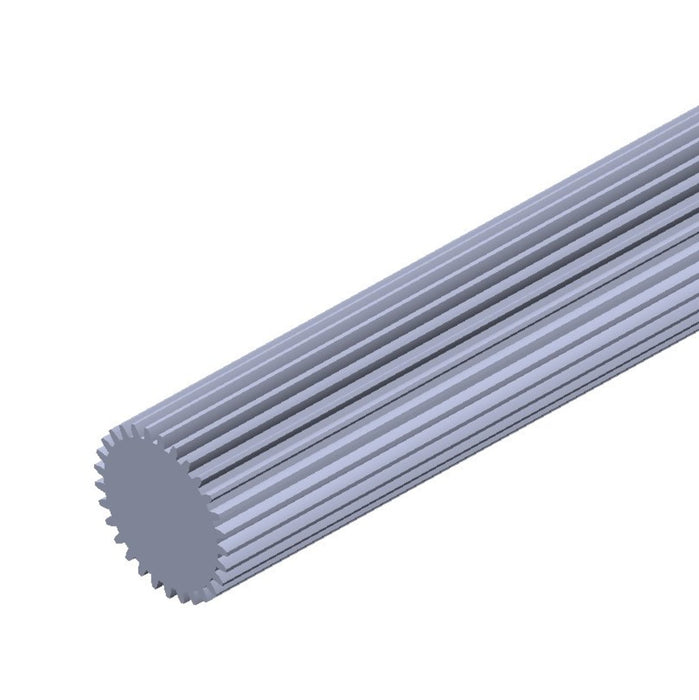 Spur Gear Stock - gs-14_5-20-29-4140-1 - 2) Tooth Count=29, 1) Tooth Profile=20 DP, 14.5° PA, 3) Material=Steel - migrated