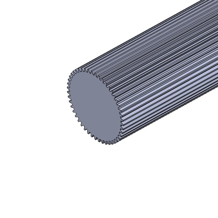 Spur Gear Stock - gs-14_5-20-48-4140-1 - 2) Tooth Count=48, 1) Tooth Profile=20 DP, 14.5° PA, 3) Material=Steel - migrated