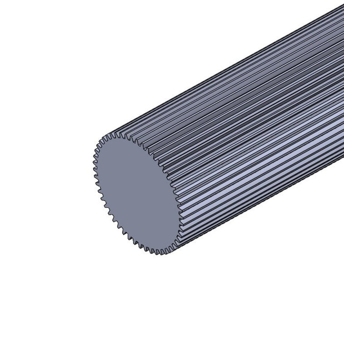 Spur Gear Stock - gs-14_5-20-50-4140-1 - 2) Tooth Count=50, 1) Tooth Profile=20 DP, 14.5° PA, 3) Material=Steel - migrated