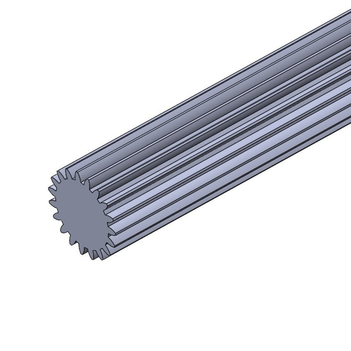 Spur Gear Stock - gs-20-32-19-1215-1 - 2) Tooth Count=19, 1) Tooth Profile=32 DP, 20° PA, 3) Material=Steel - migrated